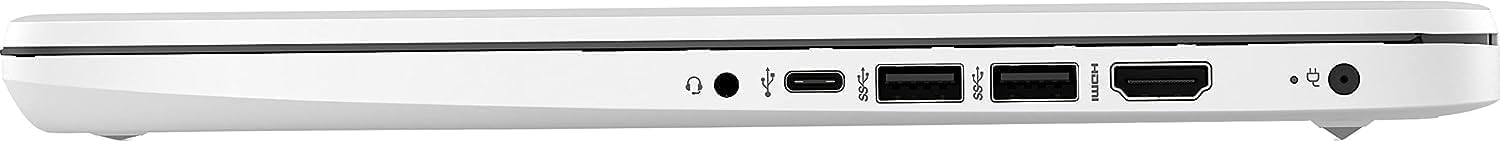 HP 14' Ultral Light Laptop for Students and Business, Intel Quad-Core N4120, 16GB RAM, 128GB Storage(64GB eMMC+64GB Ghost Manta SD), 1 Year Office 365, Webcam, HDMI, WiFi, USB-A&C, Win 11 S