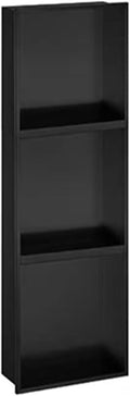 Shower Niche, 304 Stainless Steel Recess Shower Niche Alcove Recess Waterproof Storage Easy Installation for Bathroom Renovations Durable and Lightweight,Silver,Black