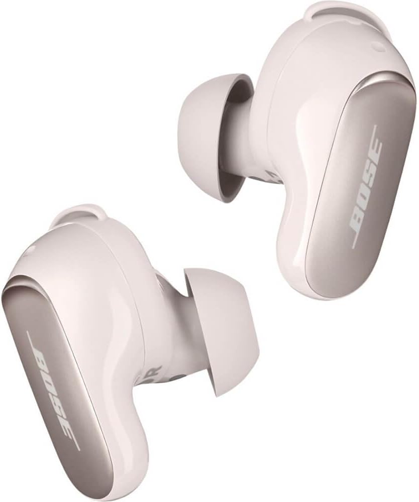 Bose QCEARBUDIIIW QuietComfort Ultra Noise Cancelling Earbuds - White (Renewed)