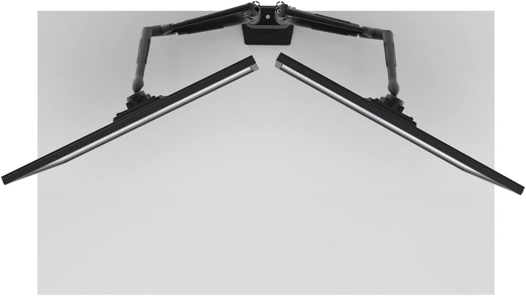 Kanto DMS2000 Dual-Monitor Desktop Mount for 17' - 32' Displays with Gas-Shocks (Black)