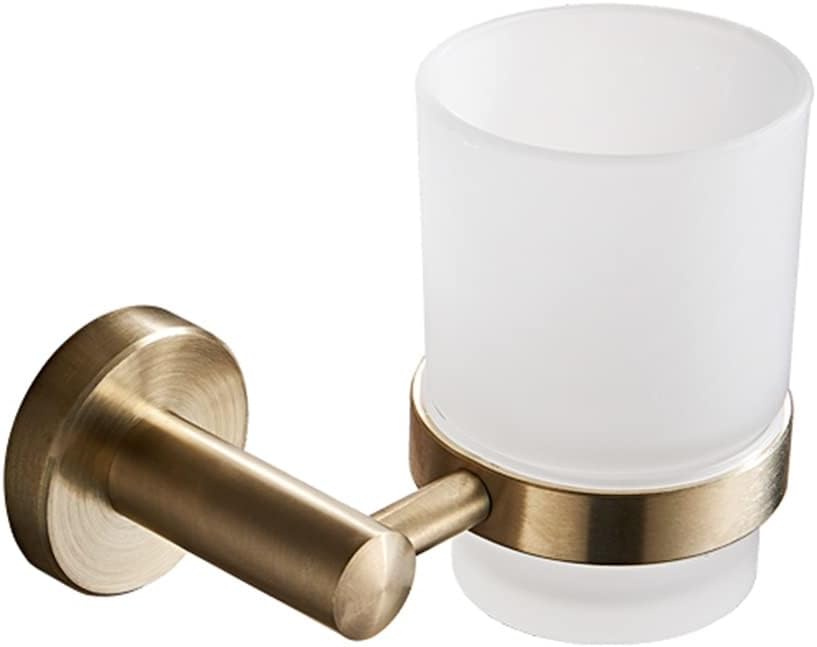 BTZHY Towel Rack Towel Rack Bathroom Hardware Set, Gold Towel Rack, Towel Bar, Towel, Toilet Paper Holder, Susbathroom Accessory Bathroom Hardware/Toothbrush Single Cup The New
