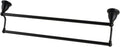 Kingston Brass BA1753MB Heritage 24-Inch Dual Towel-Bar, Matte Black