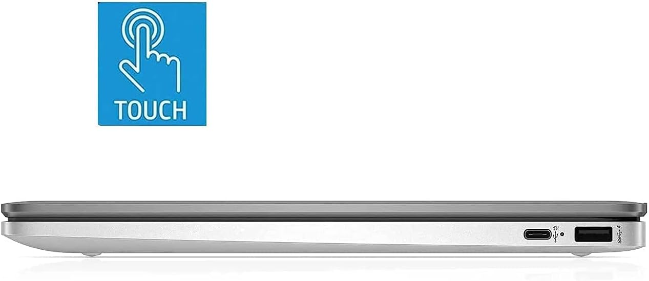 2020 Flagship HP 14 Chromebook Laptop Computer 14' HD SVA Anti-Glare Touchscreen Display Intel Celeron Processor 4GB DDR4 64GB eMMC WiFi Webcam Chrome (Renewed)