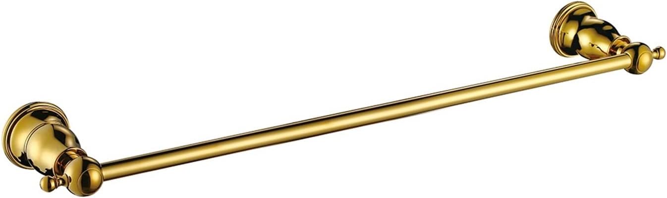 KETTEL Bathroom Hardware ， Gold Robe Hook Towel Rail，Fixtures Holder Bathroom Accessories,Wall-Mounted Bathroom Rack Accessory (Color : Single rob)