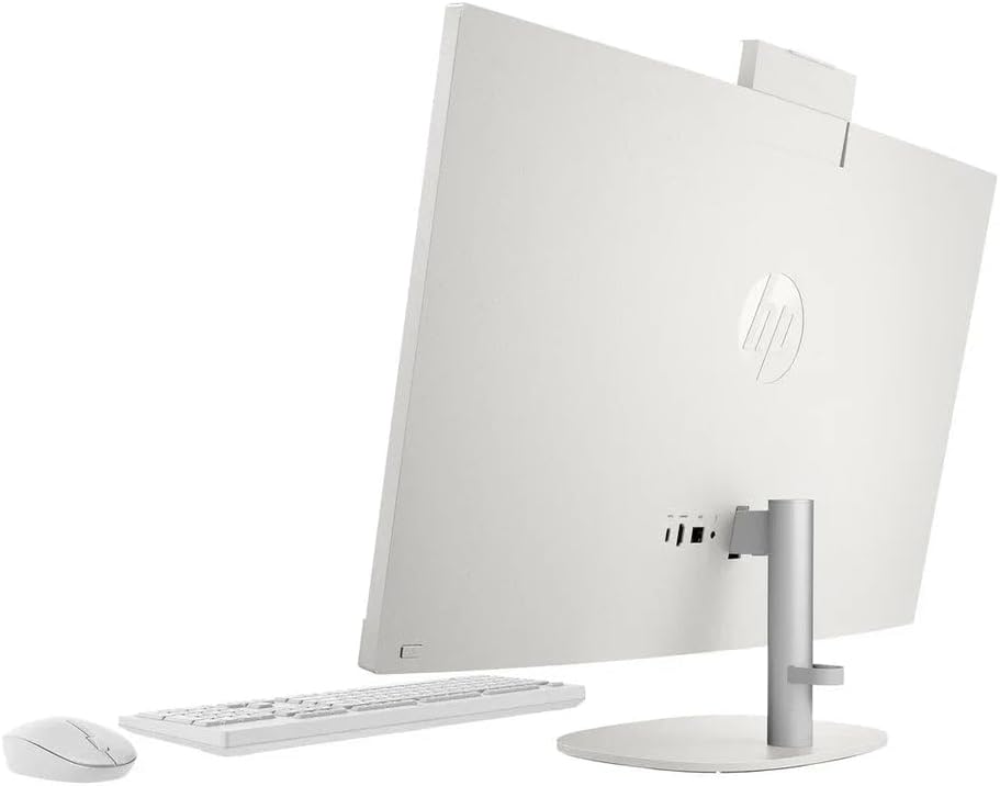 HP 27 inch All-in-One Desktop PC, FHD Touchscreen, AMD Ryzen 5 7520U, 16 GB RAM, 1 TB SSD, AMD Radeon Graphics, Built-in-Speaker, Windows 11 Pro
