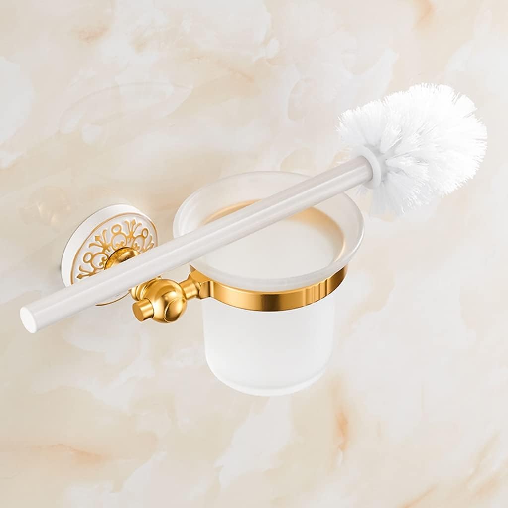 Towel Rack Platinum European Towel Rack Bar Rail, Space Aluminum Gold Towel Shelf, Tissue Paper Holder, Bathroom Accessories Set Bathroom Hardware/Toilet Brush The New