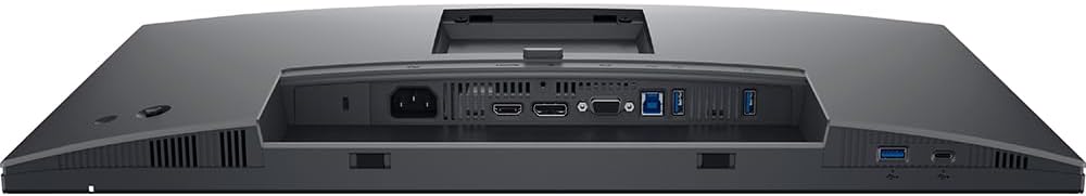 Dell P2425H 24' Full HD 1080p 16:9 Dual LED Monitor, Black/Silver Bundle with 2X Deco Gear 6FT Universal 4K HDMI 2.0 Cable with 28AWG Pure Copper Conductor