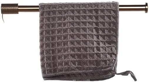 Rose Gold Wall-Mounted Stainless Steel Bath Towel Rack Toilet Paper Holder Towel Bar Robe Hook Cup Holder Bathroom Accessories(4 Pieces Set B)