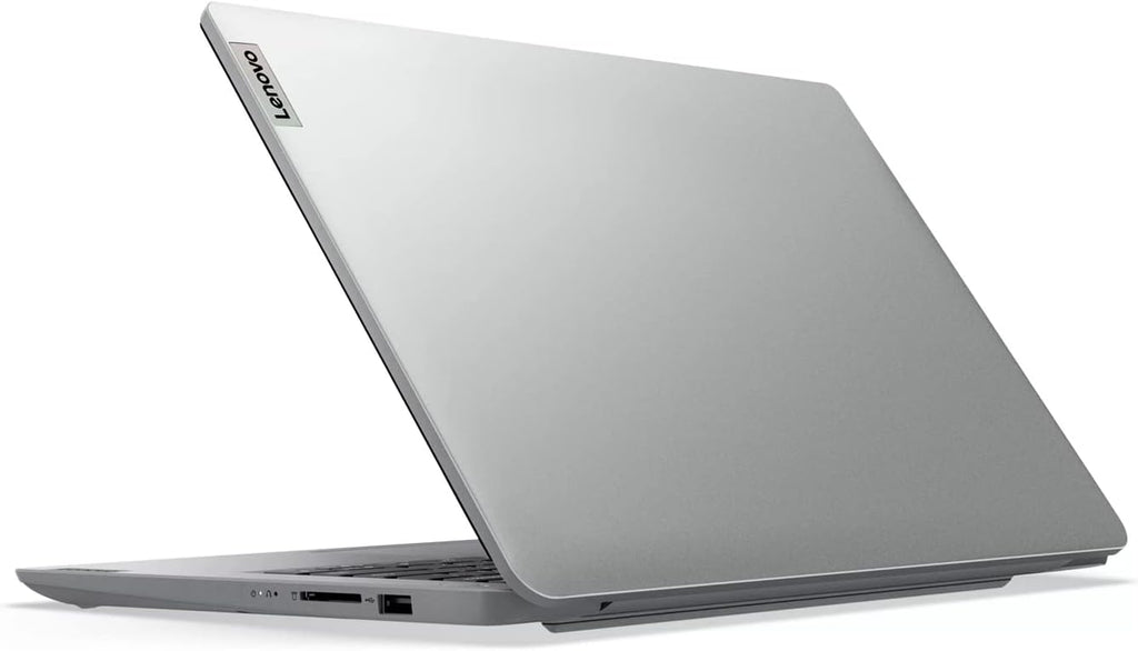 Lenovo Ideapad 1i 14 Laptop, 14' HD Screen, Intel Pentium Silver N5030, 4GB RAM, 128GB eMMC, Webcam, HDMI, SD Card Reader, Wi-Fi 6, Windows 11 Home, One Year of Microsoft Office 365, Cloud Grey