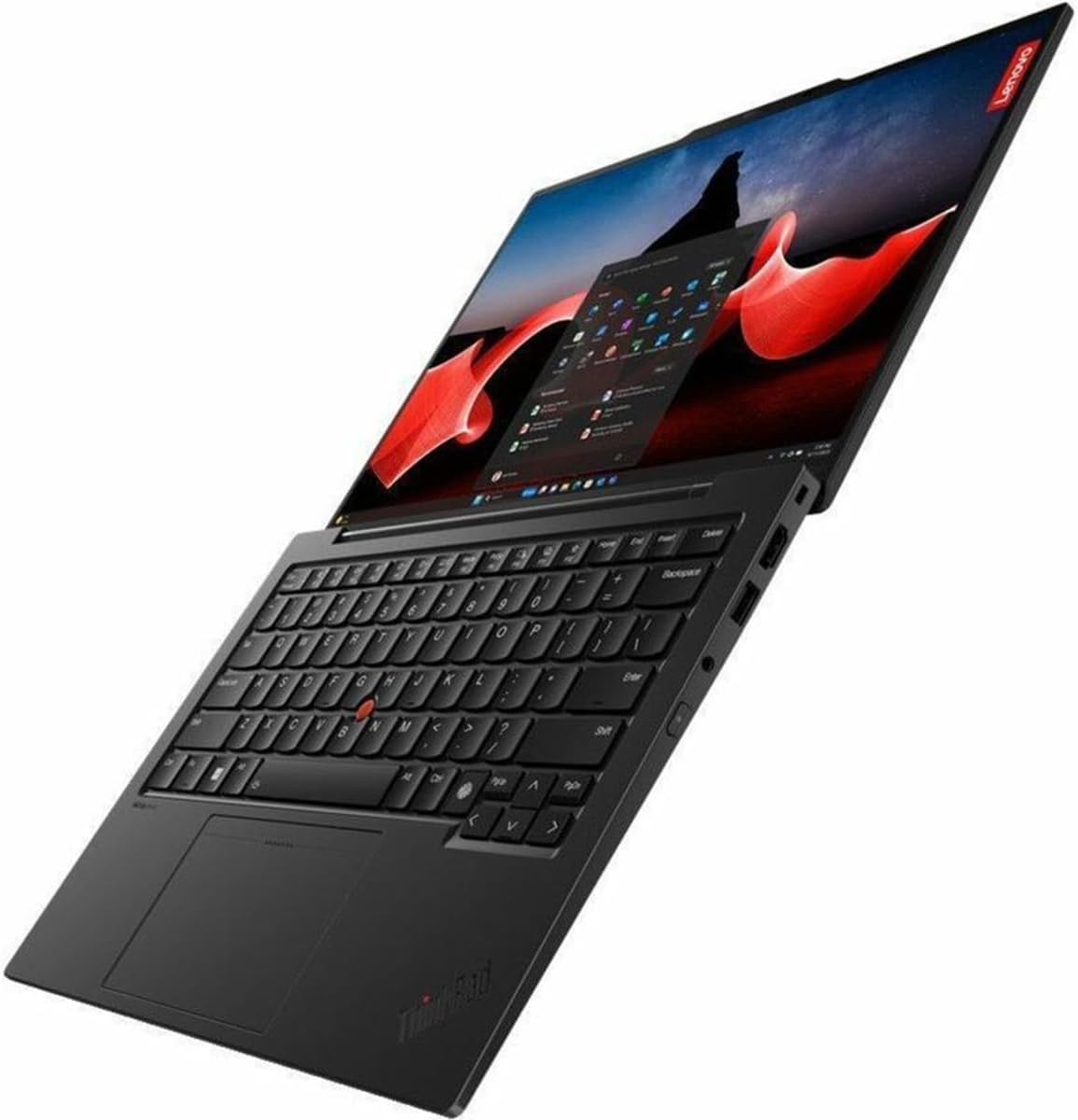 Lenovo ThinkPad X1 Carbon Gen 12 21KC00A3US 14' Notebook - WUXGA - Intel Core Ultra 5 135U - vPro Technology - Intel Evo Platform - 32 GB - 512 GB SSD - English Keyboard - Black Paint