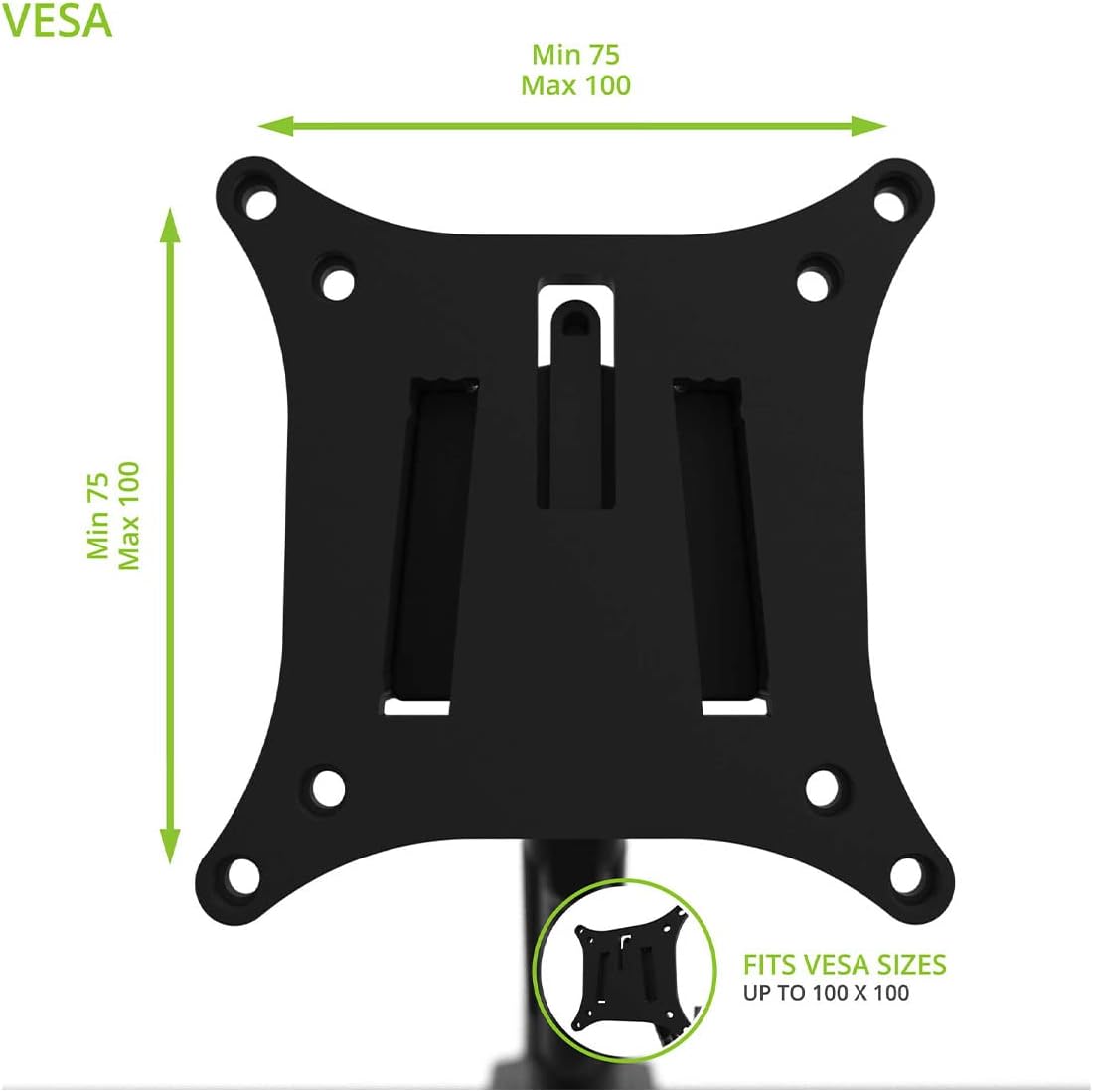 Kanto DMS1000 Desktop Mount for 17-inch to 32-inch Displays (Black)