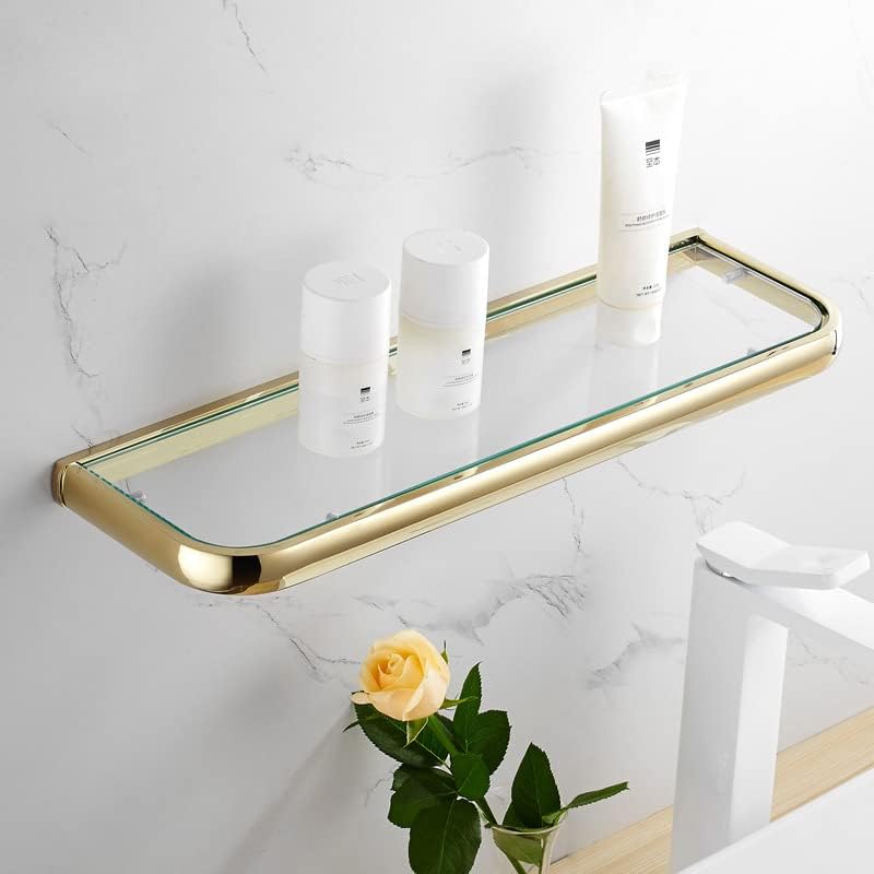 Towel Rack Bath Towel Rack Towel Pole Shelf Hardware Bathroom Set, Bath Towel Rack - Gold