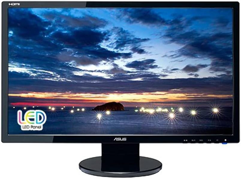 ASUS VE247H 23.6' Monitor Full HD 1920x1080 2ms HDMI DVI-D VGA Back-lit LED Monitor