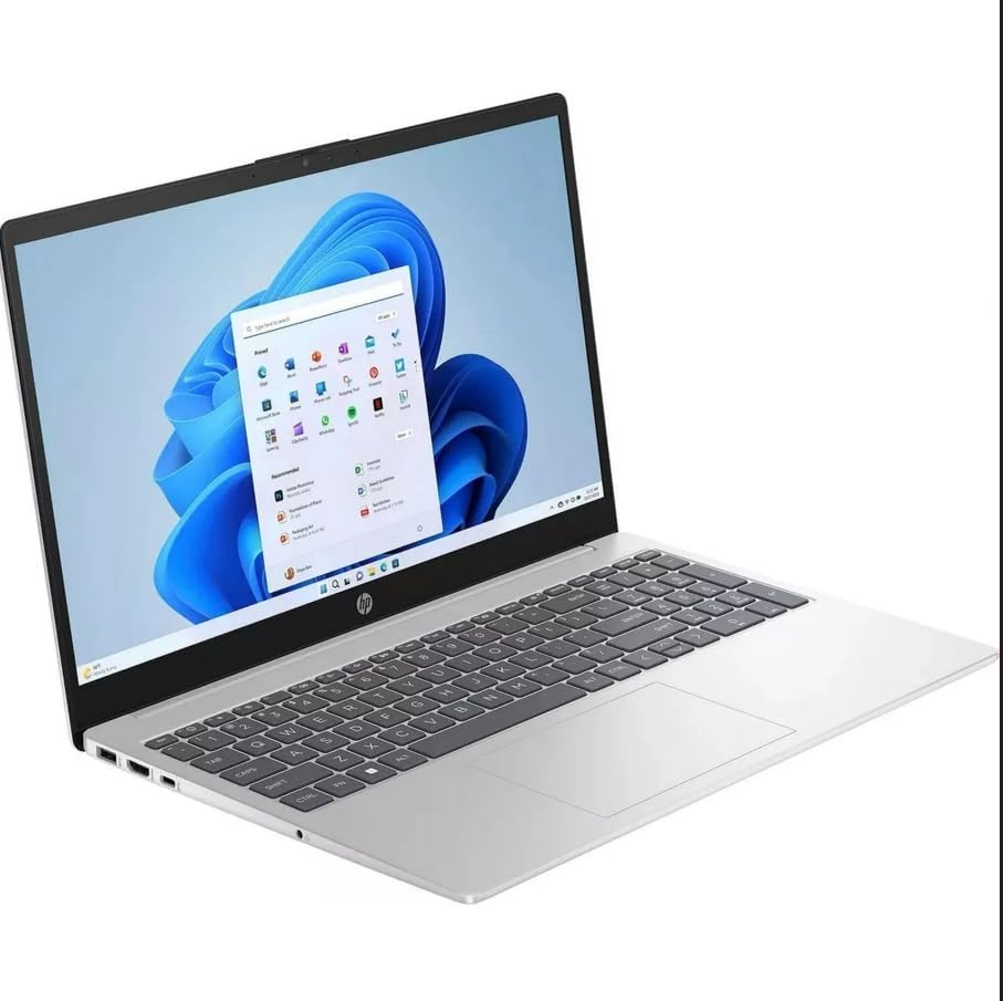 HP 15.6-inch FHD Laptop, 12th Generation Intel Core i7-1255U, Intel Iris Xe Graphics, 16 GB RAM, 512 GB SSD, Windows 11 Pro (Natural Silver)