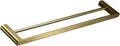 Towel Rail Bar, Stainless Steel Double Towel Holder, 40cm - 80cm Wall Mounted Polished Bath Towel Rack for Bathroom and Kitchen, Gold