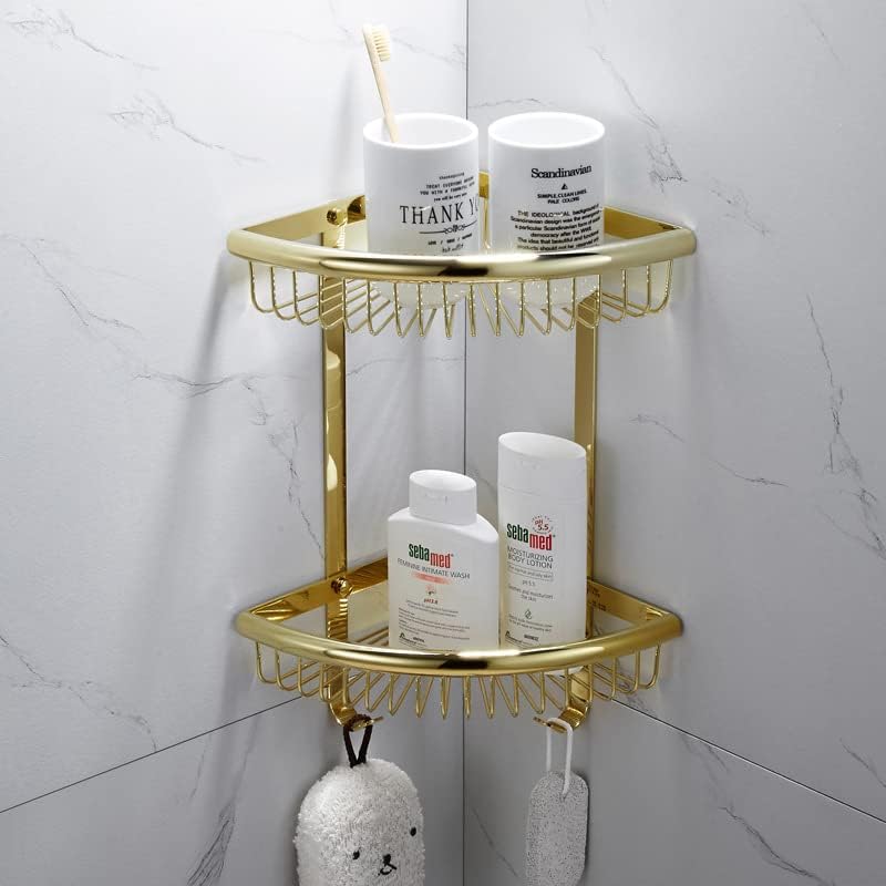 Towel Rack Bath Towel Rack Towel Pole Shelf Hardware Bathroom Set, Bath Towel Rack - Gold