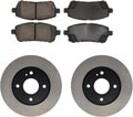 Disc Brake Kit Brakes Rotors and Break Pads fits Ford Fiesta 2011 2012 2013 2014 2015 2016 2019 2018 2017 1.6L l4, fits Ford Fiesta 2014 2016 2015 2017 1.0L l3 6-Pcs Front Rotor Pad