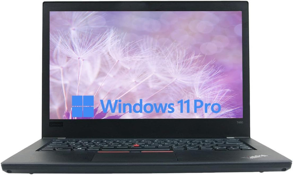 Lenovo ThinkPad T480 14' Notebook Laptop Computer, Intel Core i5-8350U 1.7GHz, 16GB DDR4 RAM, 256GB SSD, Type-C, HDMI, Windows 11 Pro (Renewed)