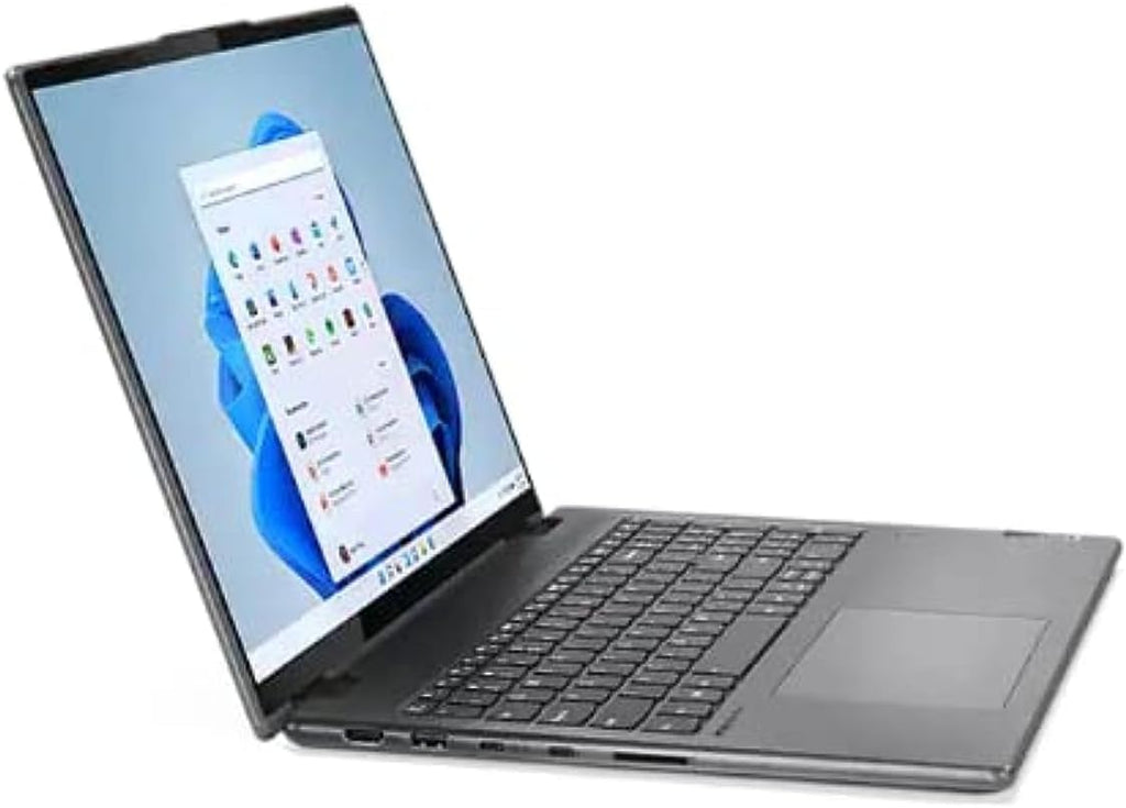 Lenovo 2022 Yoga 7i 2-in-1 16' 2.5K Touch Premium Laptop | Intel Core i5-1240P | Backlit Keyboard | Fingerprint | Windows 11 | Gray| 8GB RAM | 256GB SSD