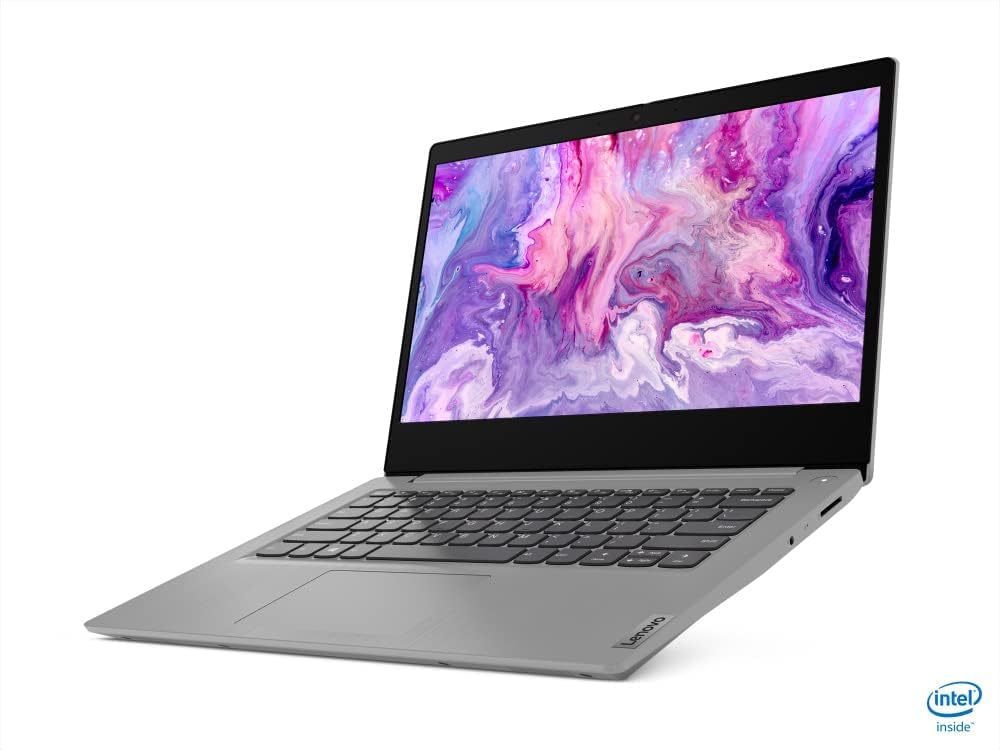 Lenovo IdeaPad 3i Laptop 10th Gen i5 10210U, 14' FHD 1080p, 8GB DDR4, 512GB SSD Win 11 Home Platinum Grey