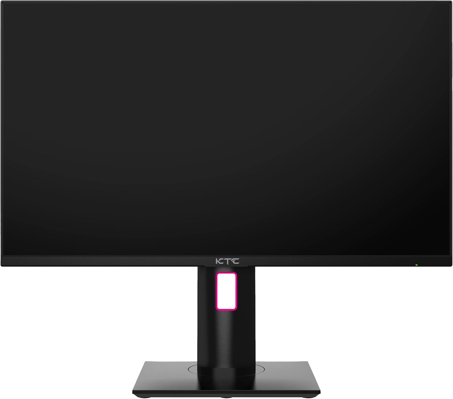 KTC 27' 1440p 170Hz Gaming Monitor, 2K QHD 1ms GTG Fast IPS, HDR, HDMI/USB C/DP, FreeSync & G-Sync, Swivel Tilt Height Pivot Adjustable, H27T22 (Renewed)
