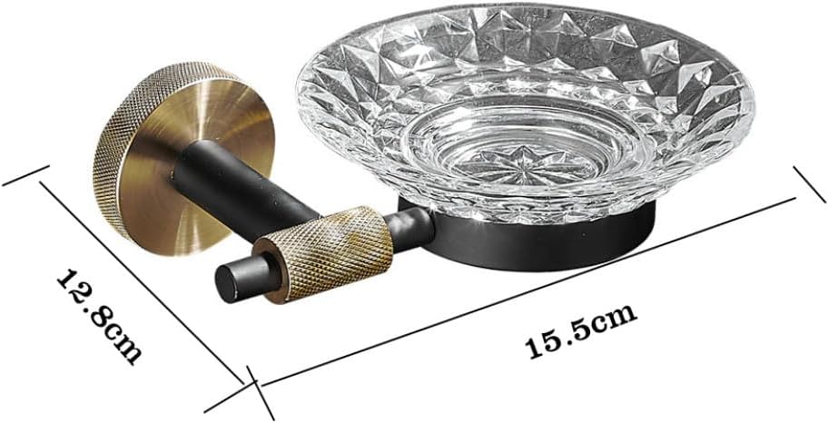 Stainless Steel Bathroom Hardware Set Bathroom Accessories Black Towel Rail Bar Rack Gold Towel Bar Shelf Towel Holder,Single disc