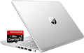 HP Stream 14' HD Thin and Light Laptop, Intel Celeron N4120, 16GB RAM, 128GB eMMC Storage, Long Battery Life, HD Webcam, HDMI, Silver, Office 365 1-Year, Windows 11 S, 128GB Cuertns MicroSD