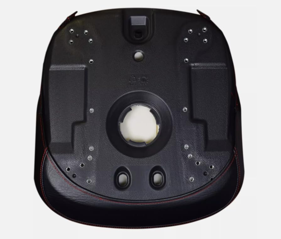 Lawn Mower Seat Replacement with Armrests; Black; Compatible with Cub Cadet, Dixie Chopper, & Dixon