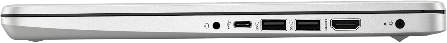 HP 14' HD Notebook AMD Ryzen 5 5500U 8GB RAM 256GB SSD AMD Radeon Graphics Natural Silver