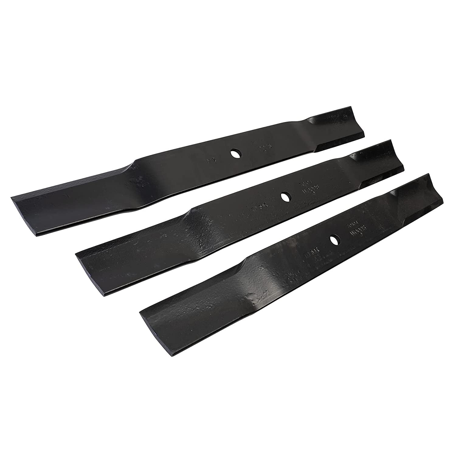 WOODS OEM 70104KT (70104-3 Blade Set) 18' Medium Lift Genuine Replacement Blade Kit - Compatible with Model D5221T Mow'N Machine Mower Deck - Precision, Heat-Treated, Alloy Steel, Lawn Mower Blades