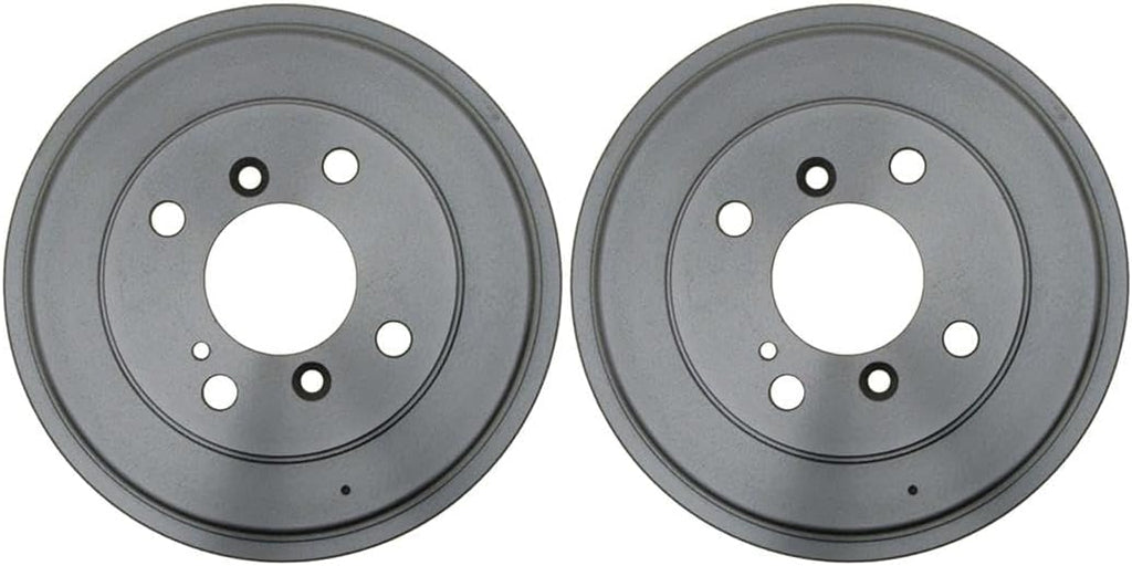 Rear Brake Drum Pair Set - Drum Brake Kit Automotive Replacement Brake Drums 2Pcs Arrhythmic for Ford Fiesta 1.6L 2011-2013