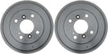 Rear Brake Drum Pair Set - Drum Brake Kit Automotive Replacement Brake Drums 2Pcs Arrhythmic for Ford Fiesta 1.6L 2011-2013