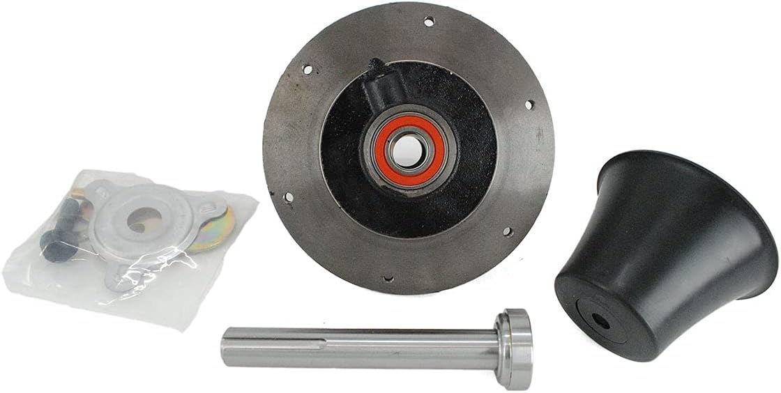 Grasshopper Mower Blade Spindle Assembly - Cast Iron, Includes Spindle Housing, Shaft and Spindle Deflector Cone, Genuine Replacement Part, (OEM 623711 - Check Compatibility)