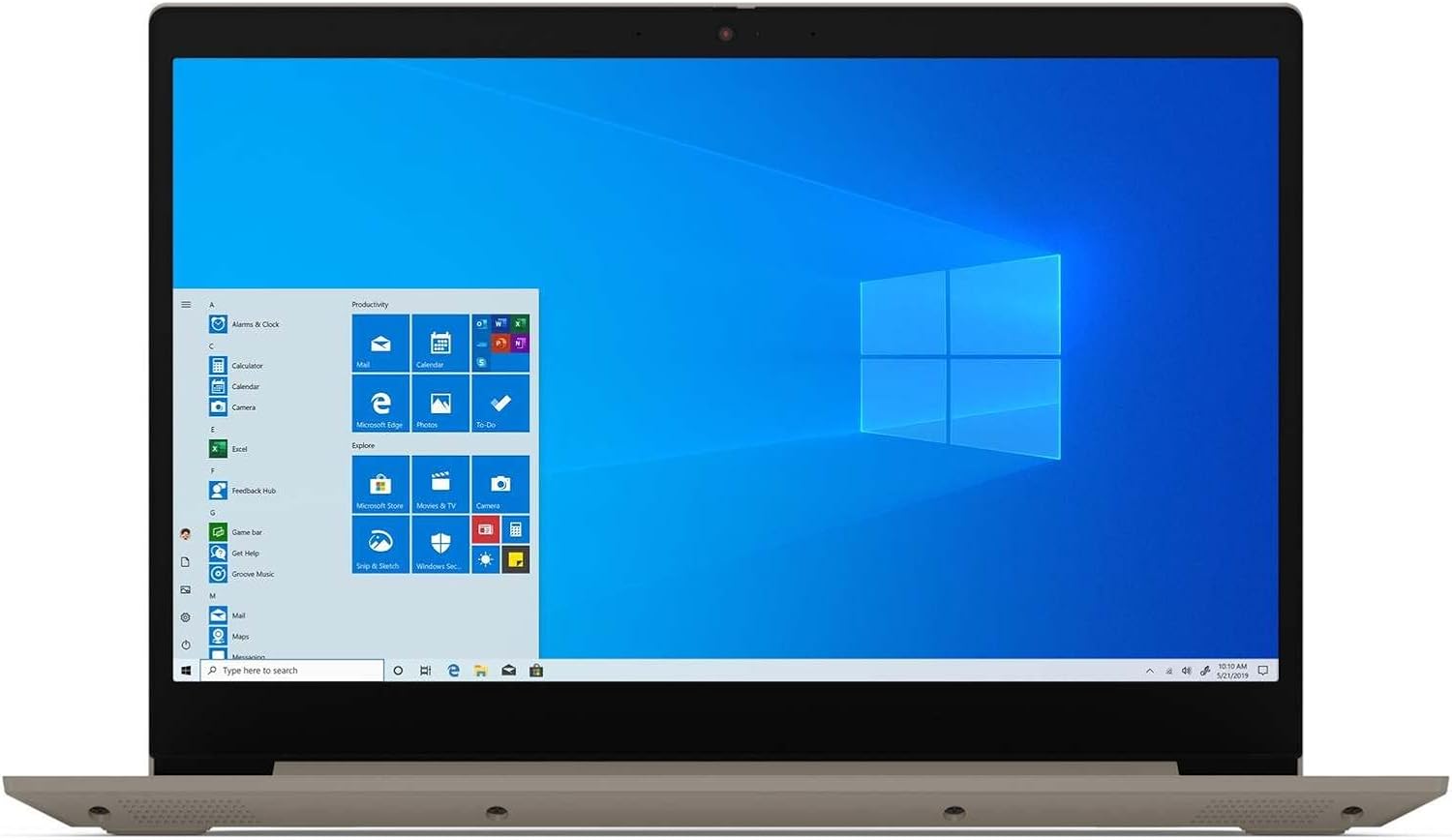 Lenovo IdeaPad 3 15.6' Full HD Laptop, Intel Core i3-1115G4, 4GB RAM, 128GB SSD, Webcam, Wi-Fi, Bluetooth, Windows 11 Home, Almond