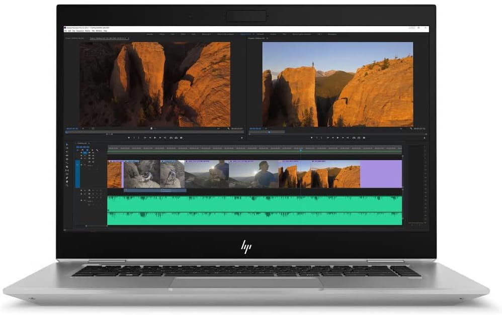 HP ZBook Studio G5 15.6' FHD Core i7-8850H 2.6GHz, 16GB RAM, 512GB SSD, Windows 11 Pro 64Bit, CAM, NVIDIA Quadro P1000 4GB (Renewed)