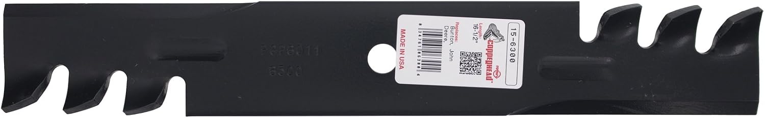 Rotary 6300 Mower Blades for Bad Boy Bunton Scag Snapper 16-1/2' Length 2-1/2' Width .204' Thickness 5/8' Center Hole Fits 32in. 48in. Deck