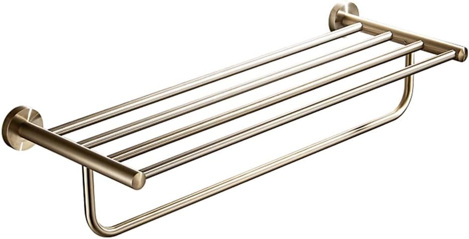BTZHY Towel Rack Towel Rack Bathroom Hardware Set, Gold Towel Rack, Towel Bar, Towel, Toilet Paper Holder, Susbathroom Accessory Bathroom Hardware/Fi*Ed Towel Rack The New
