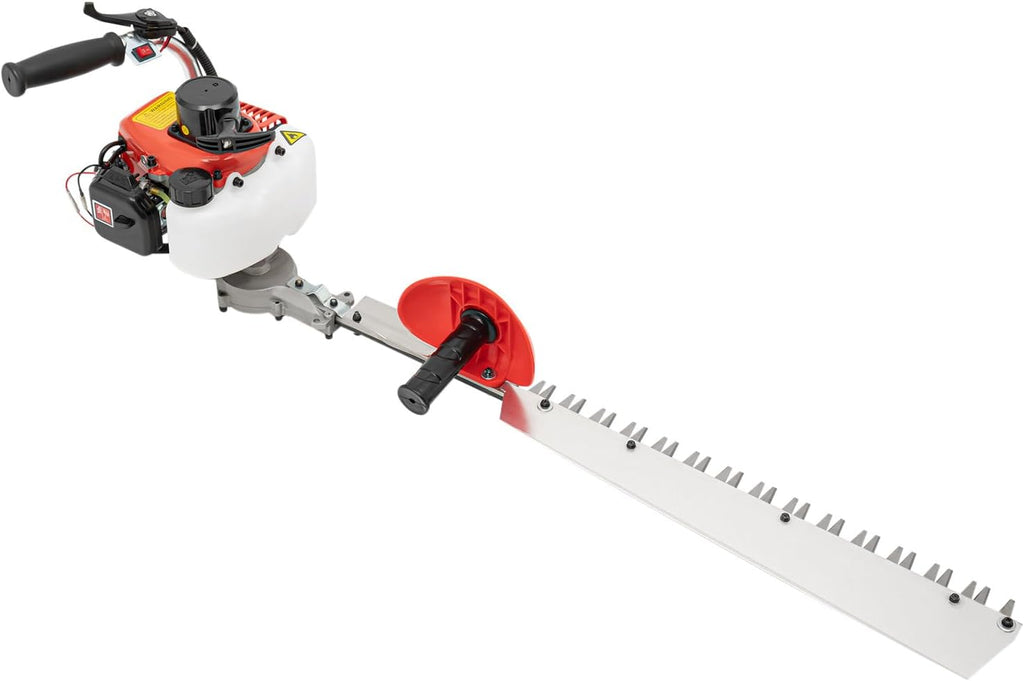 Gas Hedge Trimmer,22.5CC Single Edge Hedge Trimmer,Handheld,Lightweight,with Practical Air Filter Fuel Oil Mixing Bottle & Gloves, Garden Bush Trimmer Tool for Gardening Modeling,Greening Pruning