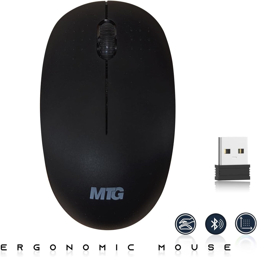 MTG 27' Curved Monitor Full HD 1080P Frameless Screen, HDMI DP USB Audio, Low Motion Blur, VESA Mount, Webcam with Wireless Keyboard Mouse & Soundbar, Computer Monitor for Gaming, Home and Office