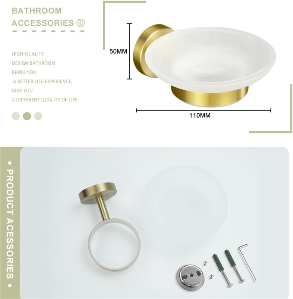 Towel Rack Brushed Gold Wall Mount Shelf Toilet Bathroom Hardware Paper Holder Towel Rack Rod Hanger Bathroom Accessories Single Towel Rack B