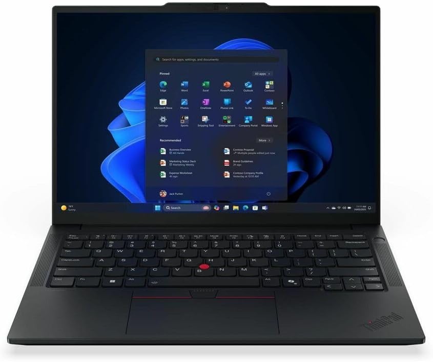 Lenovo ThinkPad E14 Gen 7 21U20016US 14' Copilot+ PC Notebook - WUXGA - 60 Hz - Intel Core Ultra 5 2nd Gen 226V - 16 GB - 512 GB SSD - English Keyboard - Black