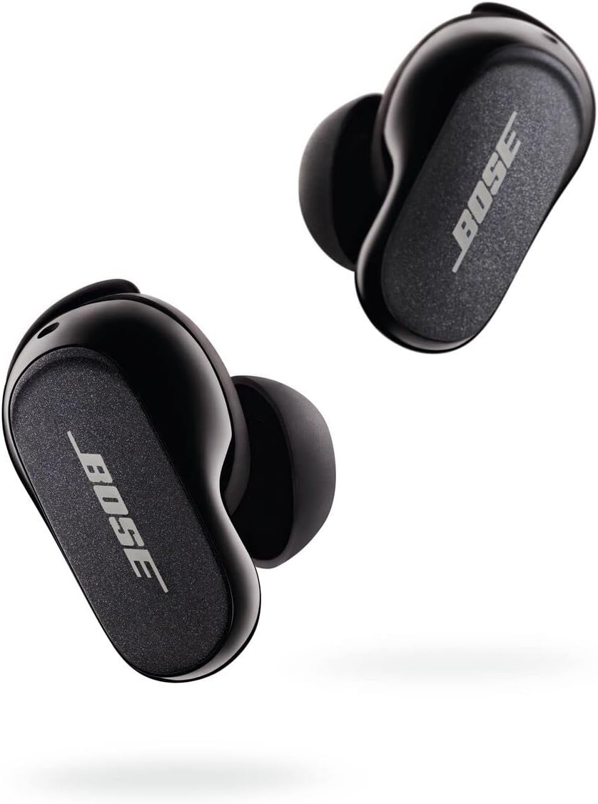 Bose QuietComfort Earbuds II, Wireless, Bluetooth, World's Best Noise Cancelling In-Ear Headphones with Personalized Noise Cancellation & Sound, Triple Black (Renewed)