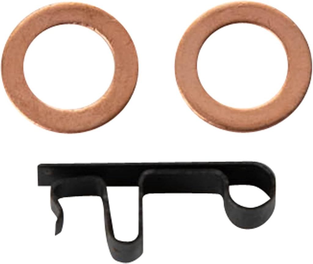 TRQ Rear Brake Pad and Rotor Set Ceramic Solid Rotors Calipers Compatible with 1999 Subaru Impreza