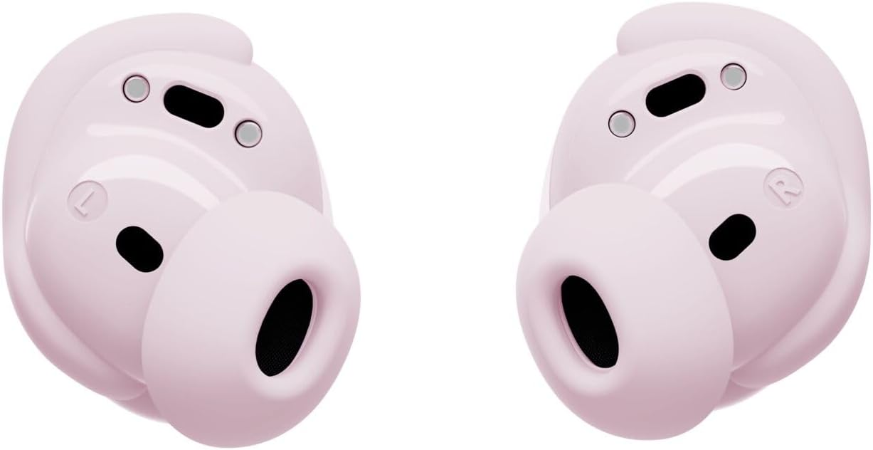 Bose QuietComfort Earbuds - True Wireless Bluetooth Earbuds with Active Noise Cancellation and Mic, USB-C, IPX4, Up to 8.5 Hours, Petal Pink - Limited Edition (Renewed)