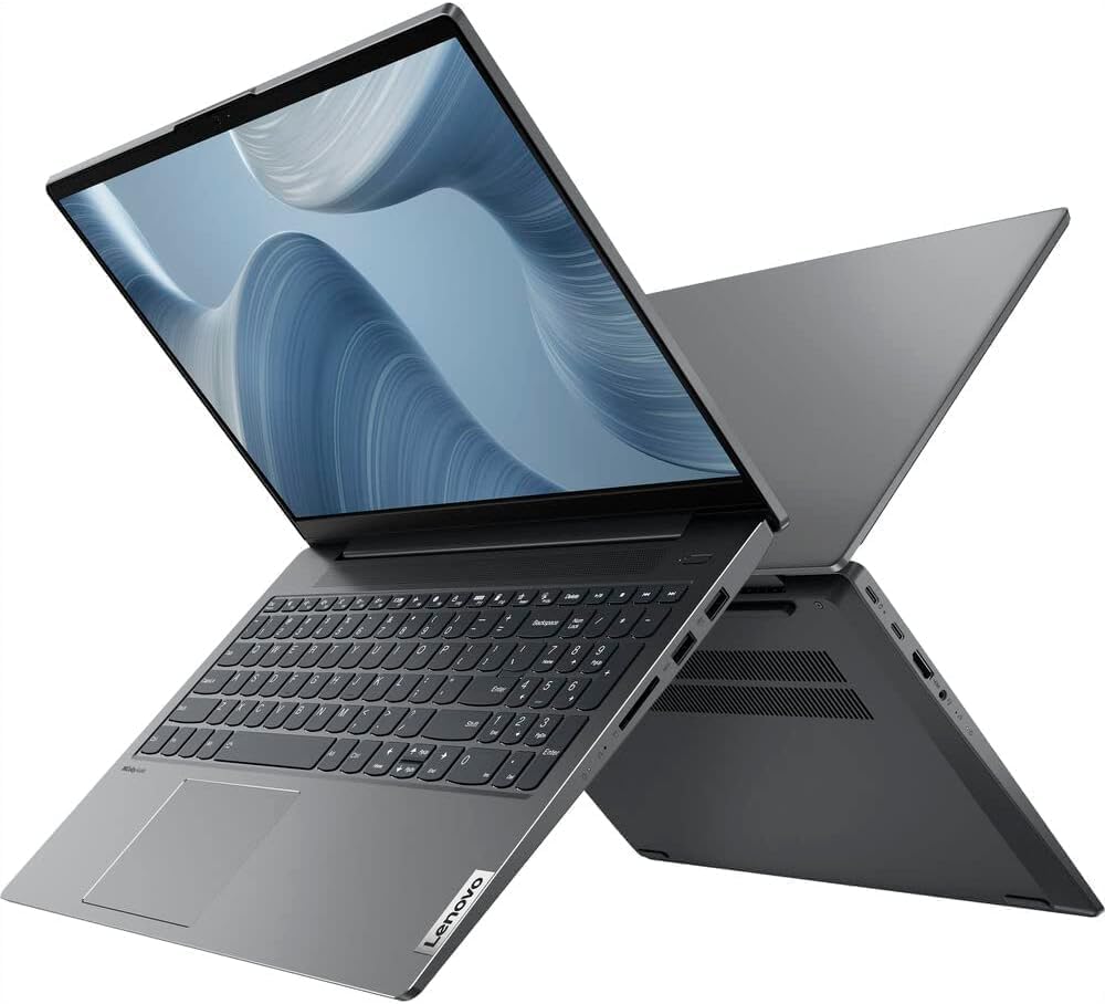 Lenovo IdeaPad 5 15.6' FHD Touchscreen Laptop with Microsoft Office 365, AMD Ryzen 7 5825U, 16GB RAM 1TB PCIe SSD, Wi-Fi, Fingerprint Reader, Backlit Keyboard, Windows 11 Pro, Grey
