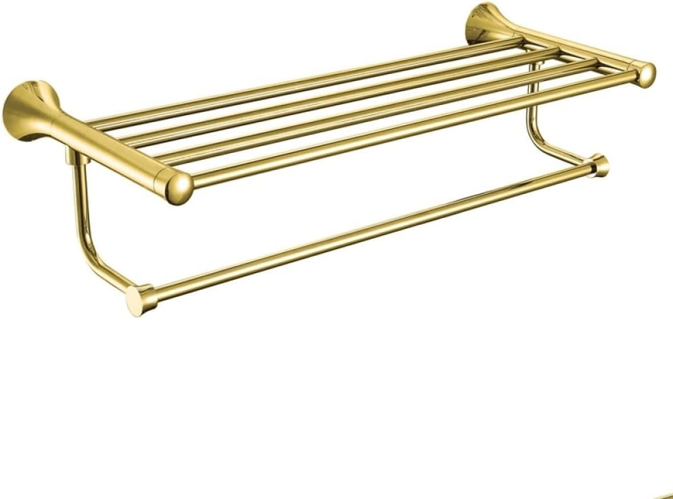 Bathroom Accessories Brass Gold Paper Holder Towel Ring Bar Glass Double Cup Dish Holder Restroom Fixtures,Towel Rack