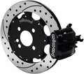 Wilwood 140-11900-D Combination Parking Brake Rear 11.75' Big Brake Kit With Black Calipers and Drilled Rotors, Compatible with 2011-2014 Ford FiestA