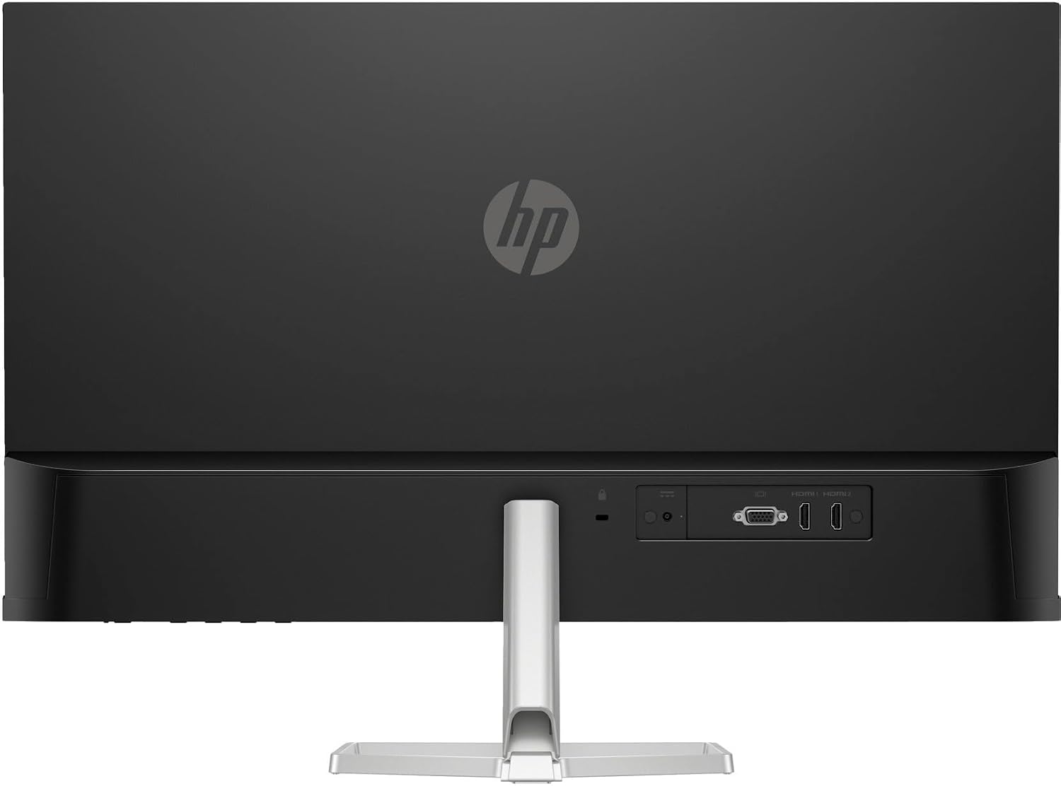HP 27 inch 1080P Computer Monitor in Silver and Black, 27' Full HD (1920 x 1080) 75Hz Anti-Glare IPS Display with AMD FreeSync, 2 HDMI, 1 VGA, Highly Accurate Color (2026 Model) with Docztorm Dock