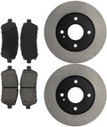 Set of 3 Brake Rotors and Ceramic Brake Pads Front for Ford Fiesta 1.6L 2011 2012 2013 2014 2015 2016 2017 2018 2019, for Fiesta 1.0L 2014 Front Brake Kit