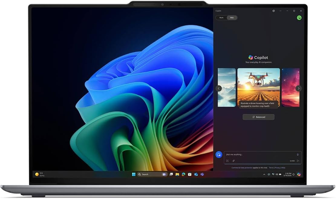 Lenovo ThinkPad X9-15 Gen 1 21Q60026US 15.3' Copilot+ PC Notebook - 2.8K - Intel Core Ultra 5 226V - Intel Evo Platform - 16 GB - 512 GB SSD - English Keyboard - Black, Arctic Gray